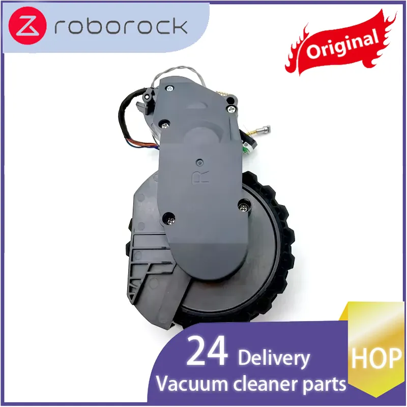 Line Follower Robot - ล้อเดินของแท้แบรนด์ Roborock สำหรับเลือกซื้อทั้งด้านซ้ายและด้านขวา สำหรับอุปกรณ์เสริมหุ่นยนต์ดูดฝุ่น Q Revo