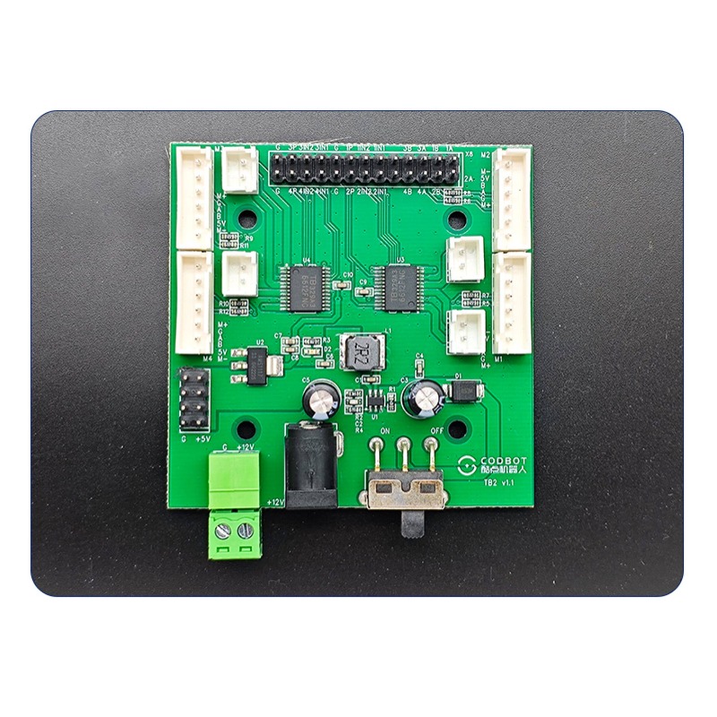 L298N Module - โมดูลขับเคลื่อนมอเตอร์ TB6612 พร้อมไดรเวอร์ L298N สำหรับรถสมาร์ทคาร์ แบบสี่ทิศทาง