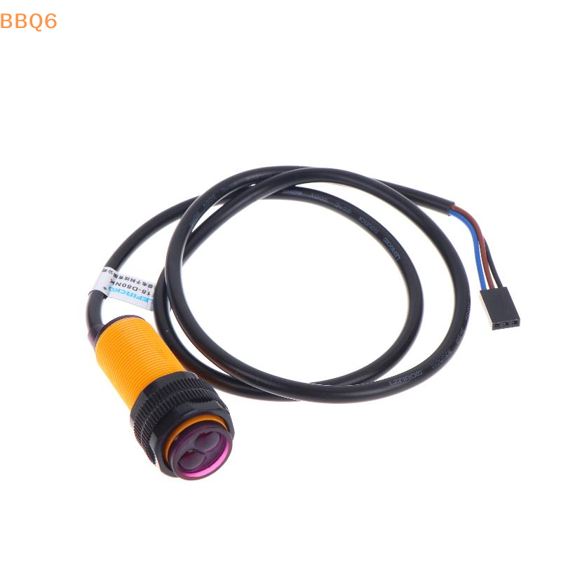 Infrared Obstacle Sensor - *E18-D80NK เซ็นเซอร์หลีกเลี่ยงสิ่งกีดขวางด้วยอินฟราเรด 5V สวิตช์โฟโตอิเล็กทริคพร้อมเทอร์มินัลสำหรับชิ้นส่วนอัพเกรดหุ่นยนต์รถยนต์อัจฉริยะ