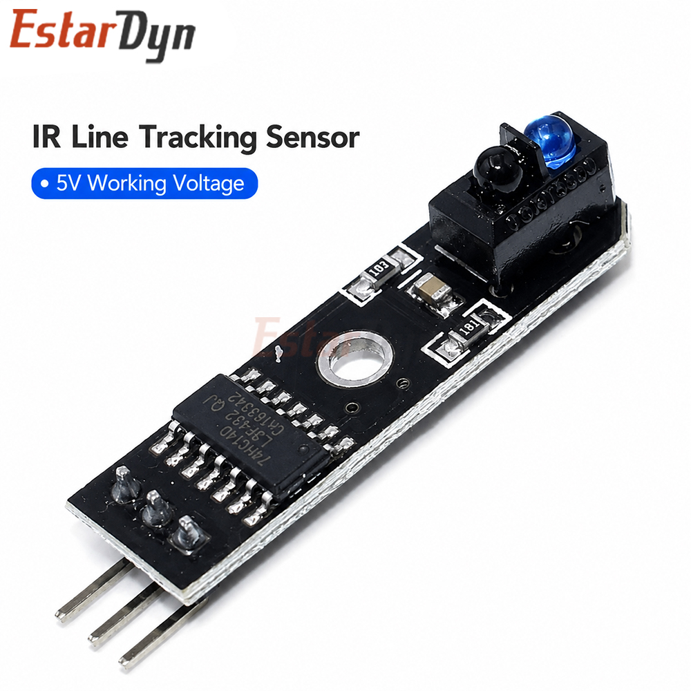 Infrared Obstacle Sensor - Estardyn TCRT5000 IR เซ็นเซอร์ติดตามเส้นอินฟราเรด 1 ช่องสัญญาณ