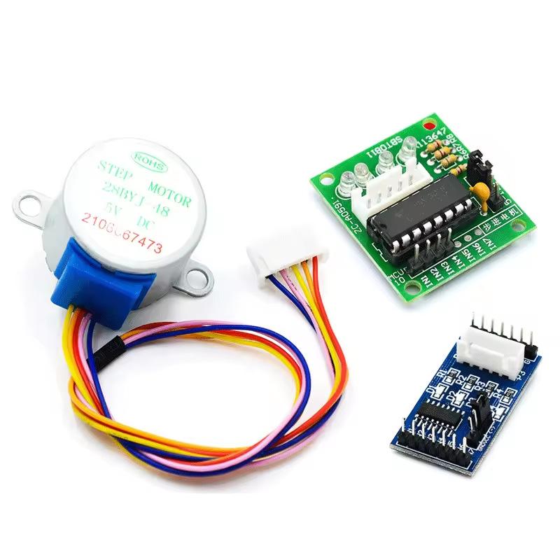 Uln2003 Driver - ชุดมอเตอร์สเต็ปเปอร์ 1 ชุด พร้อมสายไฟยาว 25 ซม.