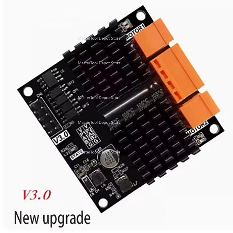 L298N Module - โมดูลขับเคลื่อนมอเตอร์ไฟฟ้ากระแสตรงคู่ 12V24V 12A, บอร์ด H-bridge รุ่นที่สอง