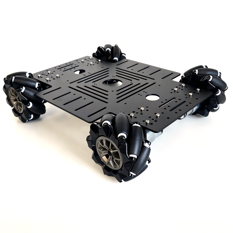 ชุดรถหุ่นยนต์ล้อเมคานัม 4WD รั - Robot Car Kit บทวิจารณ์และราคา
