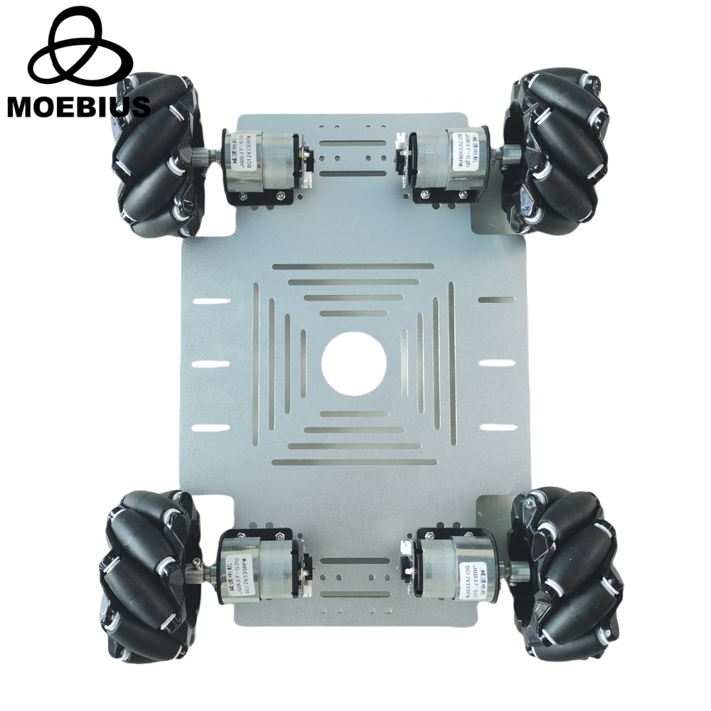 ชุดประกอบรถหุ่นยนต์ล้อเมคานัม  - Robot Car Kit บทวิจารณ์และราคา