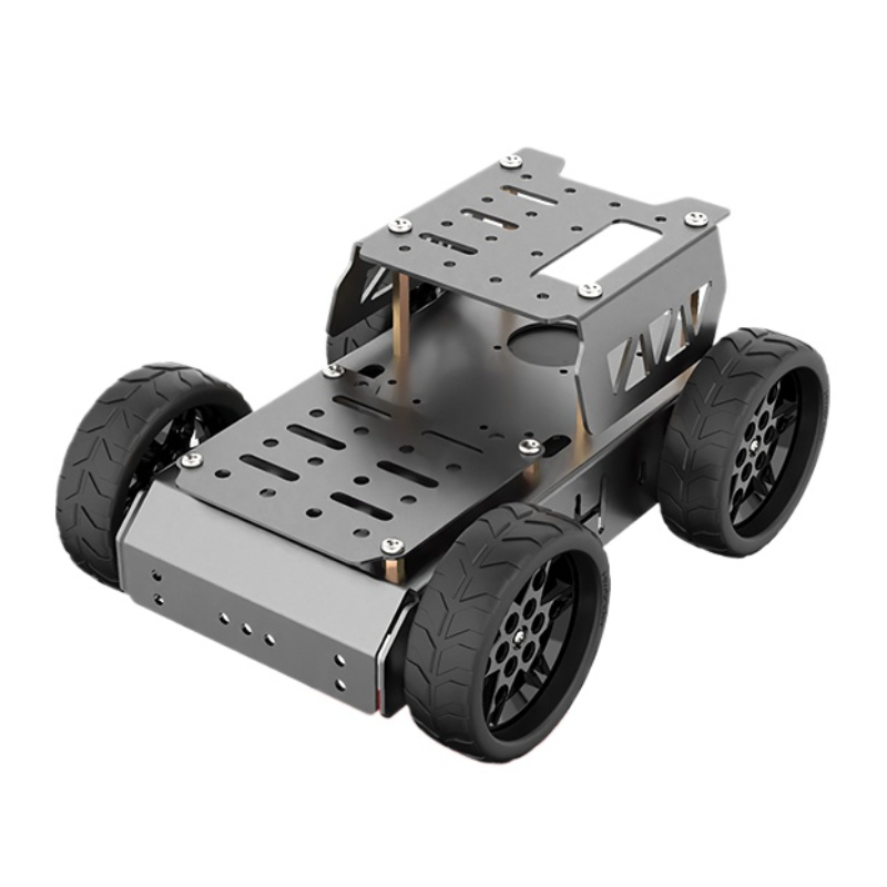 รถเข็นไฟฟ้าสี่ล้อกรอบอลูมิเนีย - Robot Car Kit บทวิจารณ์และราคา