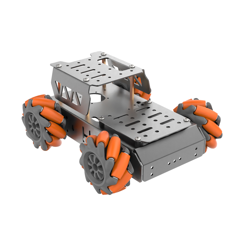 รถเข็นไฟฟ้าสี่ล้อกรอบอลูมิเนีย - Robot Car Kit บทวิจารณ์และราคา