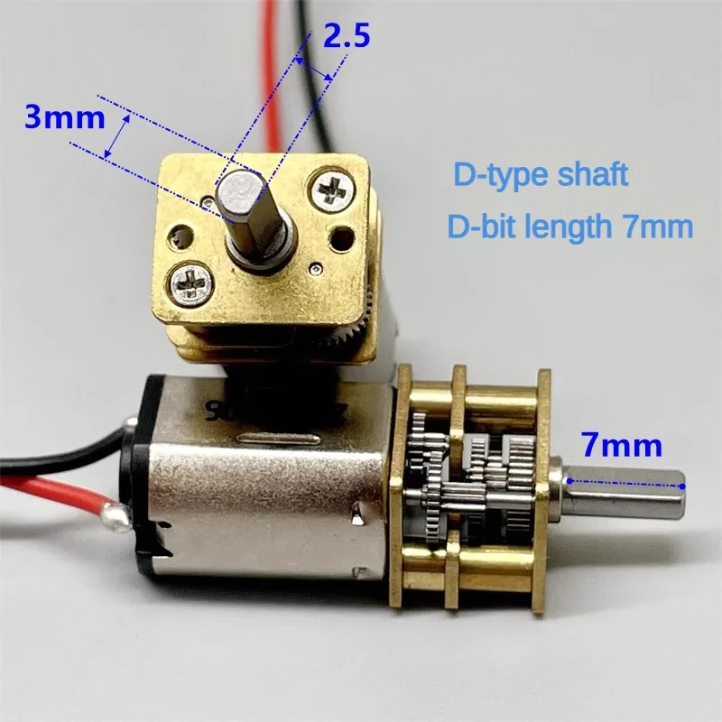 มอเตอร์เกียร์โลหะขนาดเล็ก N20  - Geared Motor บทวิจารณ์และราคา