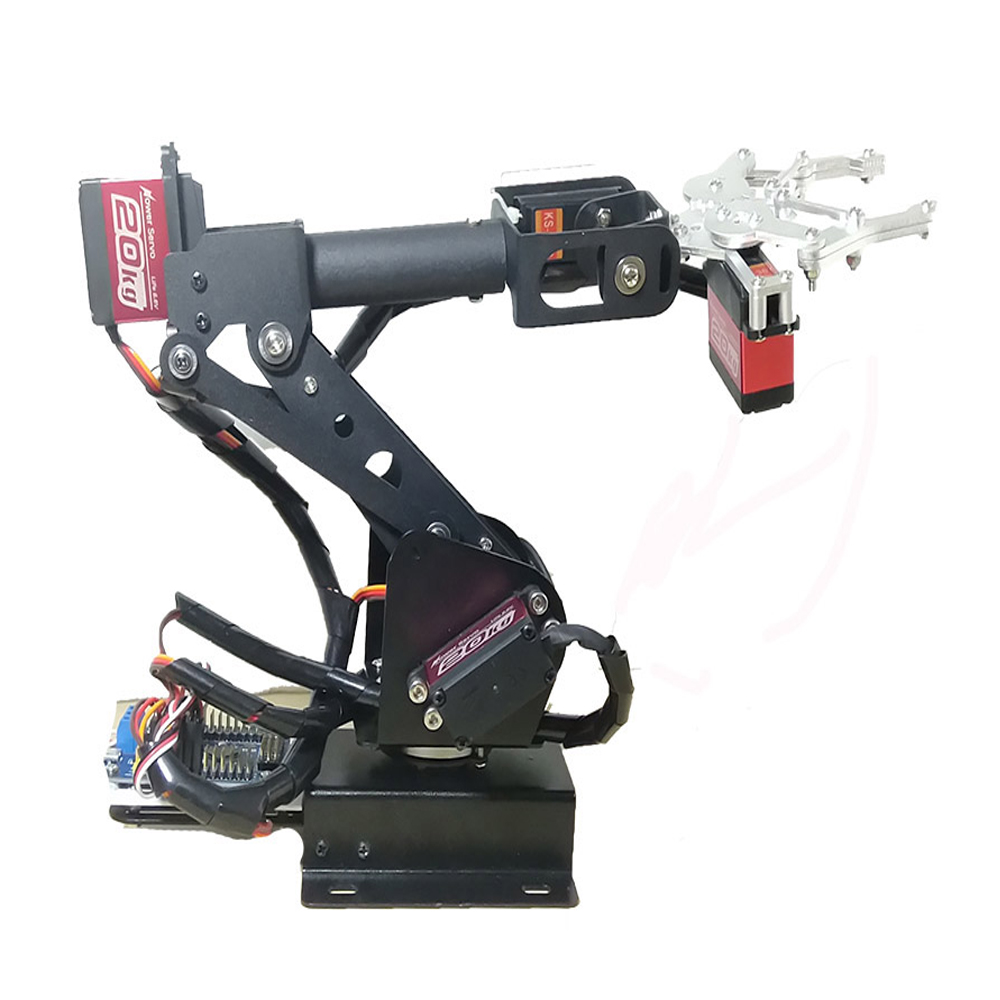 ชุดควบคุมแขนหุ่นยนต์ 6 DOF พร้ - Robot Gripper Claw บทวิจารณ์และราคา