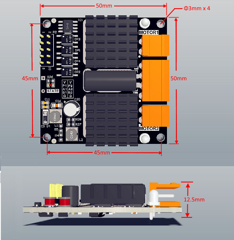 12V 24V 12A โมดูลขับเคลื่อนมอเ - L298N Module บทวิจารณ์และราคา
