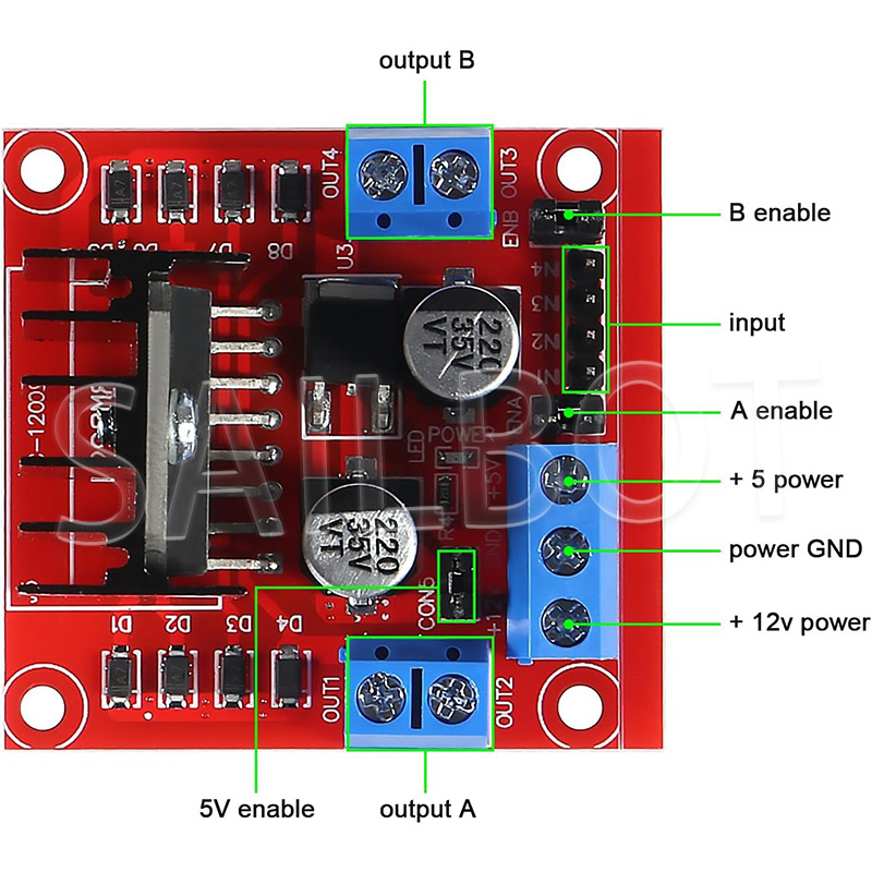 1/5/10PCS L298N DC มอเตอร์ MX1 - L298N Module บทวิจารณ์และราคา