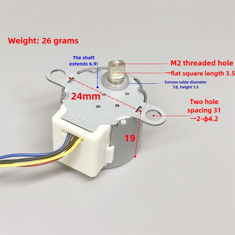 24BYJ48 DC 5V Stepper มอเตอร์  - Geared Motor บทวิจารณ์และราคา