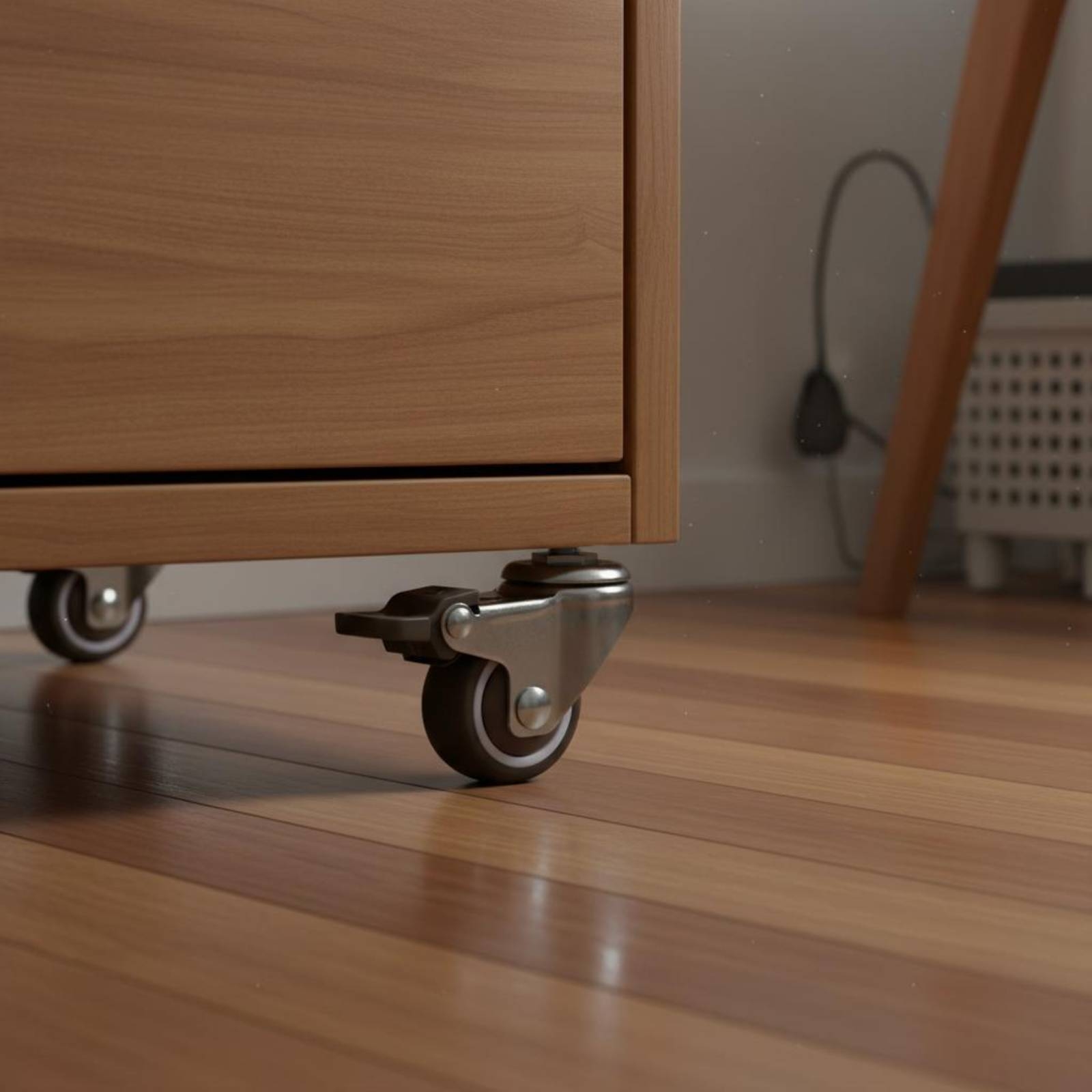 ล้อเลื่อนแบบมีเกลียวพร้อมเบรก  - Caster Wheel บทวิจารณ์และราคา