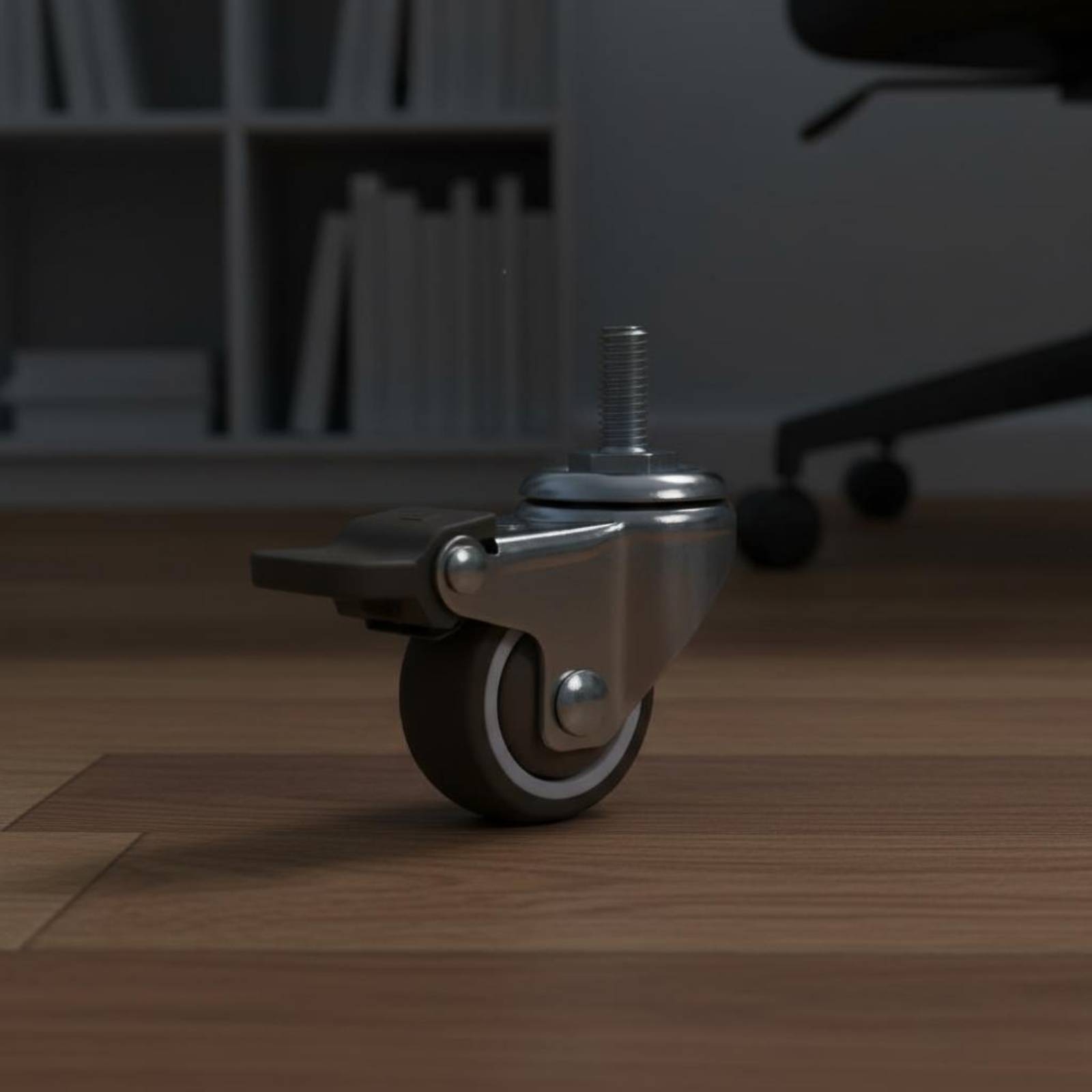 ล้อเลื่อนแบบมีเกลียวพร้อมเบรก  - Caster Wheel บทวิจารณ์และราคา