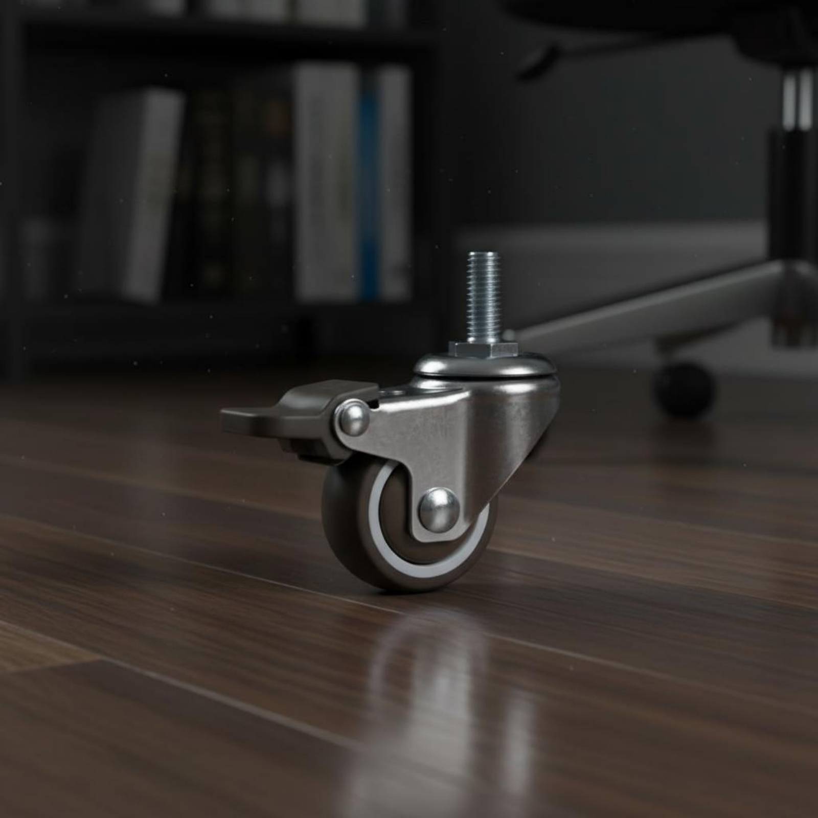 ล้อเลื่อนแบบมีเกลียวพร้อมเบรก  - Caster Wheel บทวิจารณ์และราคา