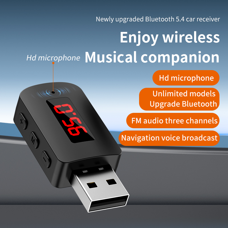 บลูทูธ 5.4 Mini USB พร้อมจอแสด - Robot Bluetooth Car บทวิจารณ์และราคา