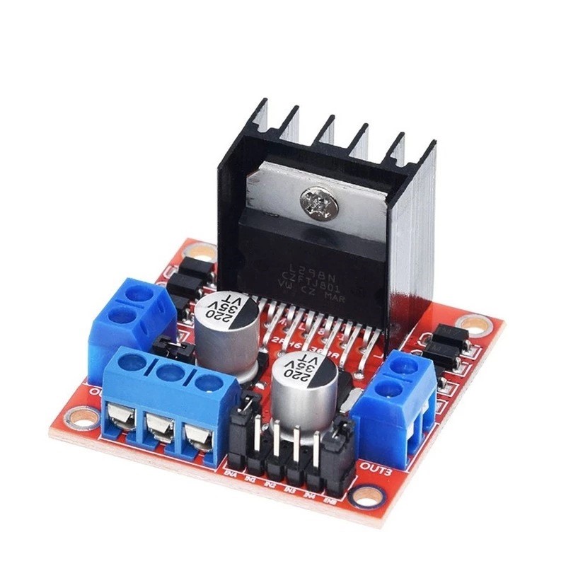โมดูลบอร์ดควบคุมมอเตอร์ L298N  - L298N Module บทวิจารณ์และราคา