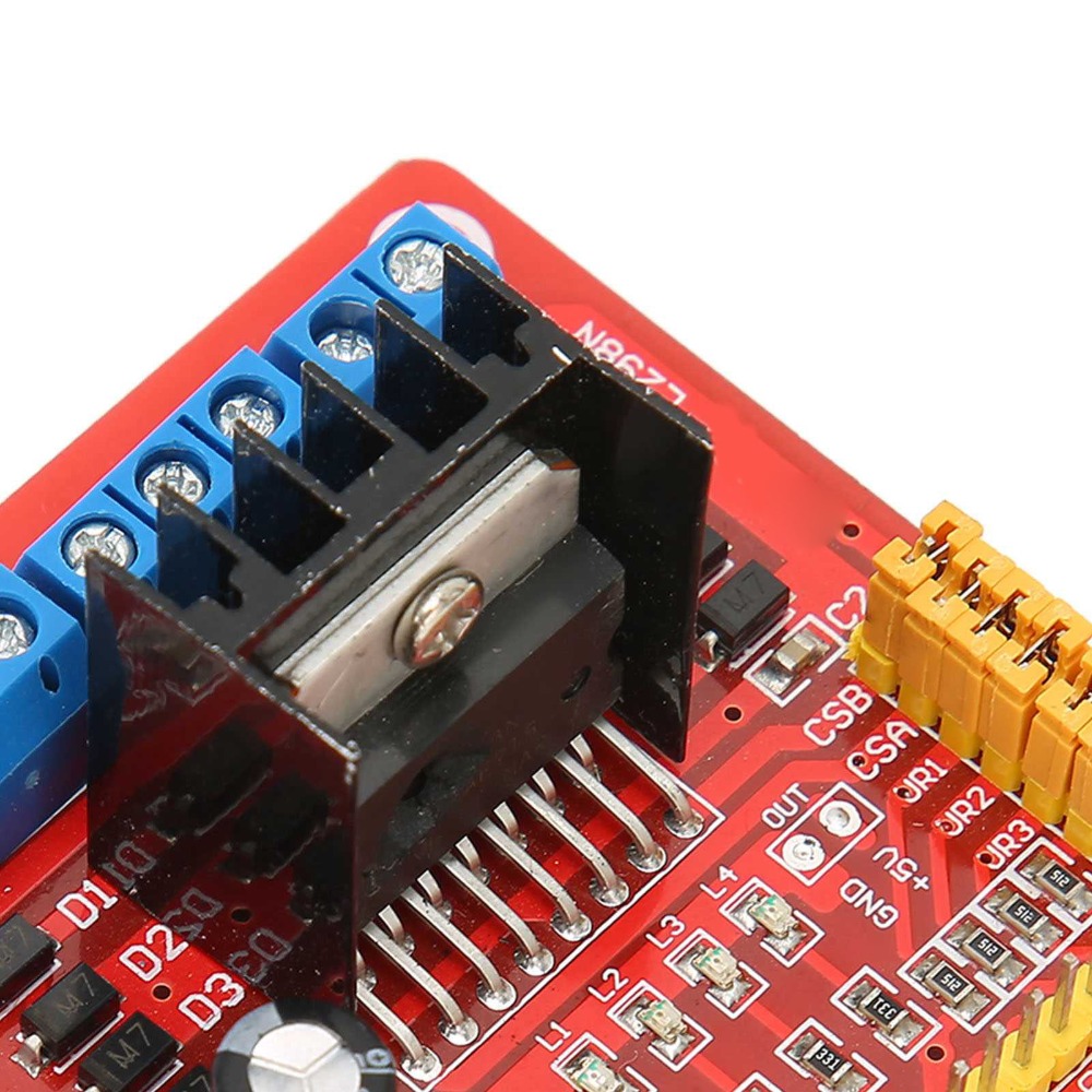 โมดูลควบคุมมอเตอร์สเต็ปเปอร์ L - L298N Module บทวิจารณ์และราคา