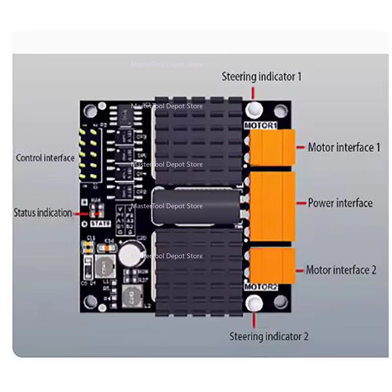 โมดูลขับเคลื่อนมอเตอร์ไฟฟ้ากระ - L298N Module บทวิจารณ์และราคา