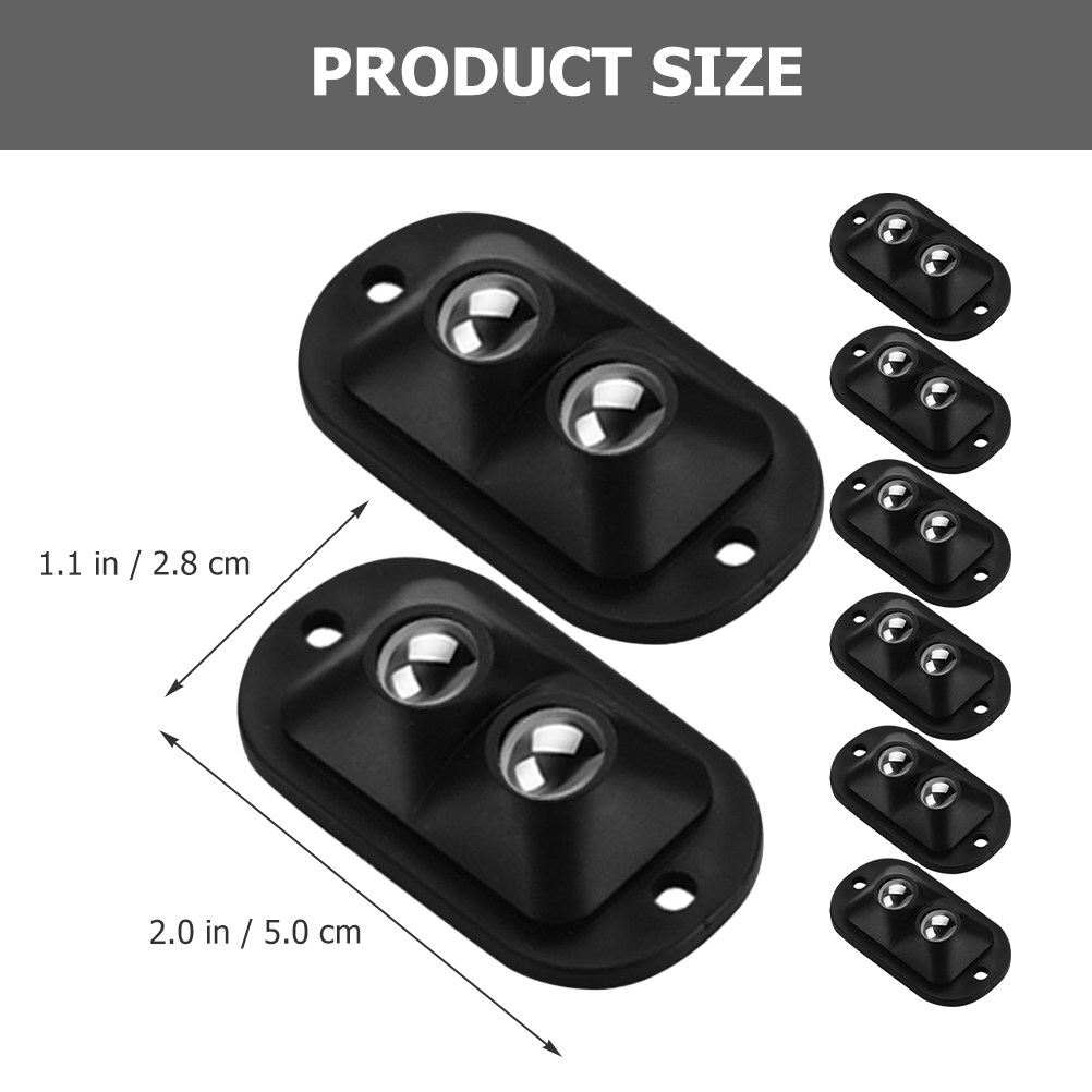 8 ชิ้น ล้อเลื่อนขนาดเล็ก ล้อบอ - Caster Wheel บทวิจารณ์และราคา