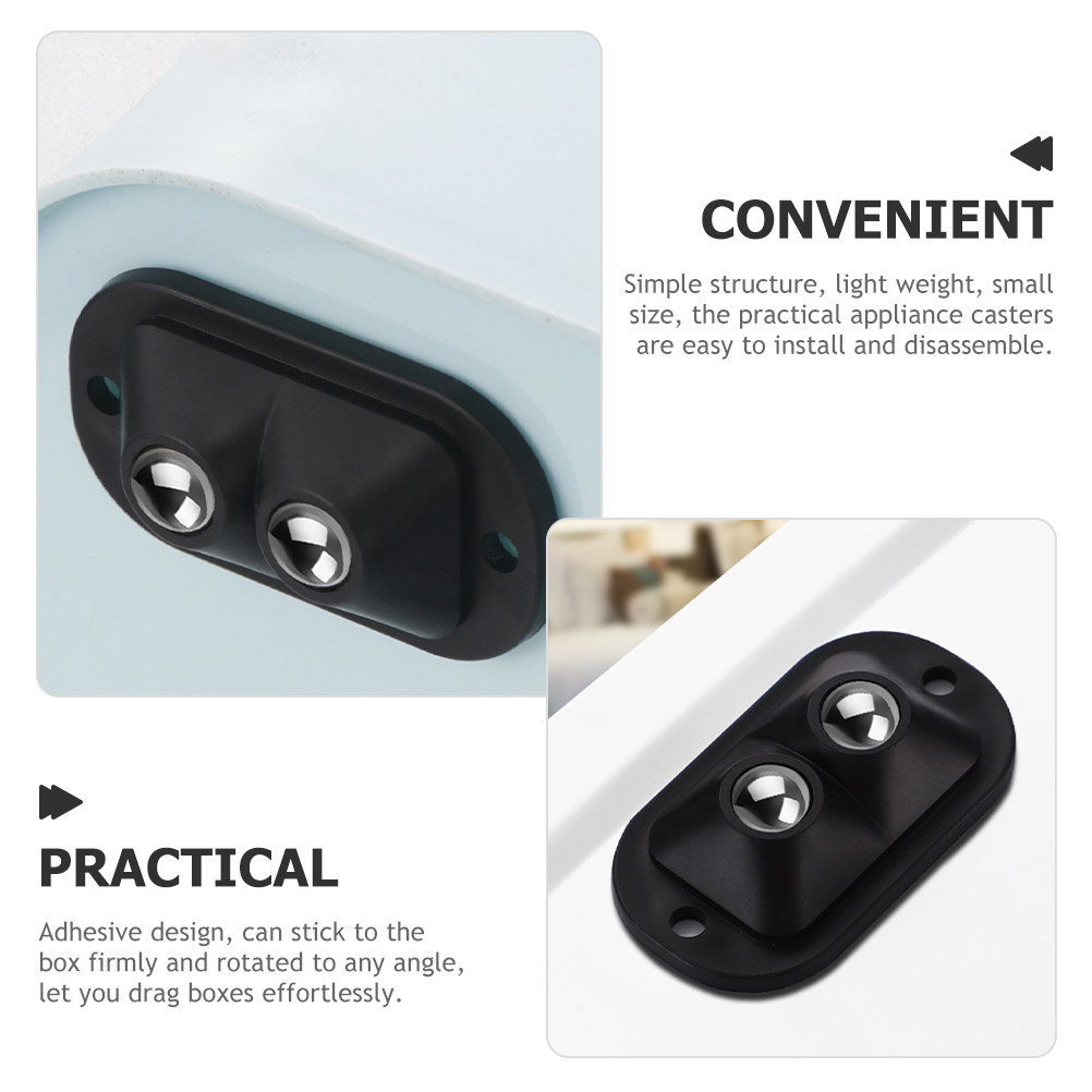 8 ชิ้น ล้อเลื่อนขนาดเล็ก ล้อบอ - Caster Wheel บทวิจารณ์และราคา