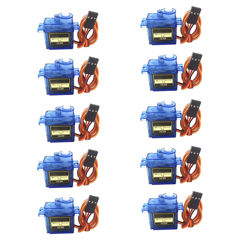SG90 ไมโครเซอร์โวมอเตอร์ 9g แพ - Servo Sg90 บทวิจารณ์และราคา